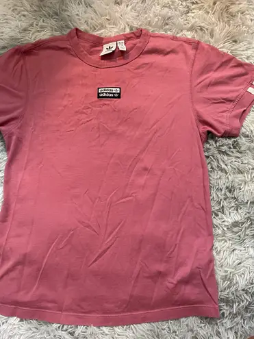 Adidas Pink Branded Tee