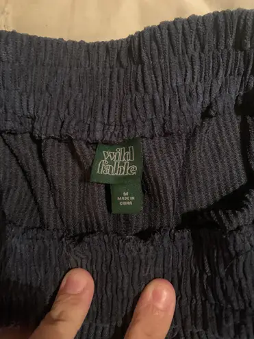 Wild Fable Velvet Shorts With Pockets