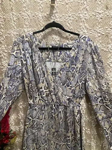 Velvet Heart snakeskin dress from the Francesca collection size l