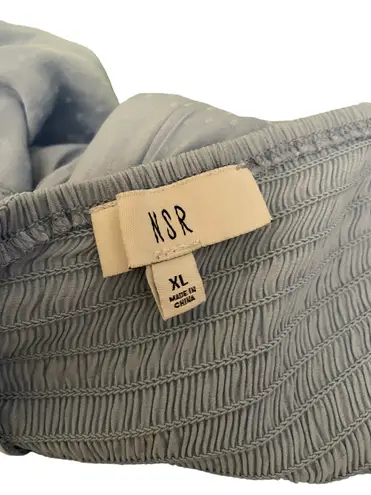 Nsr Light Blue Maxi Flowy Dress