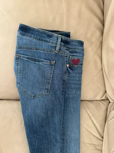 The Loft Embroidered Modern Straight Jeans