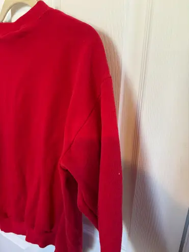 Disney VINTAGE  | Winnie the Pooh Embroidered Vintage 90s Red Sweatshirt Medium