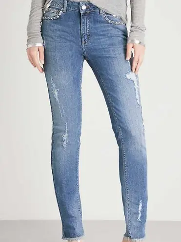 Zadig & Voltaire Eva Stretch-denim Jeans In Bleu