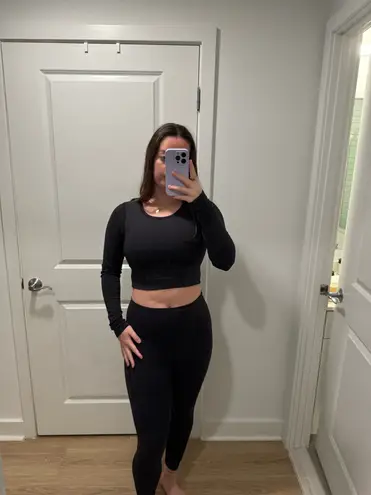 Lululemon  Ebb To Street Long Sleeve Crop