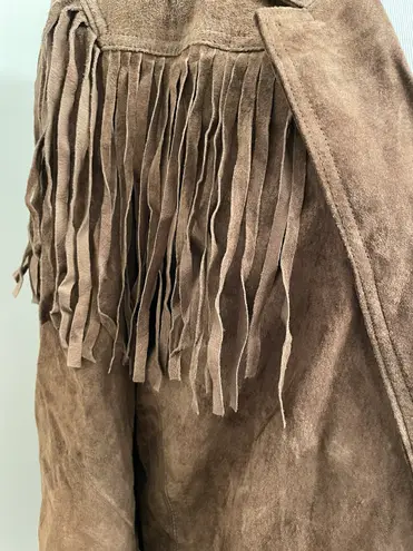 Winlit I00% Leather Vintage Western Cowgirl Jacket