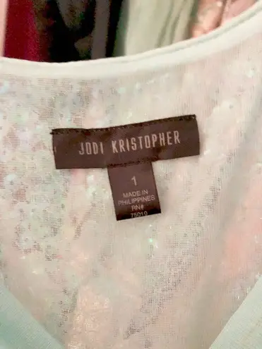 Jodi Kristopher Seafoam Formal Dress