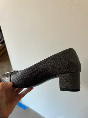 Aerosoles Buckled Snakeskin Pumps / Heels size 8.5