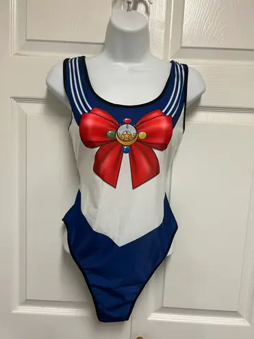 UNBRANDED 3D Digital Sailor Suit High Waist One