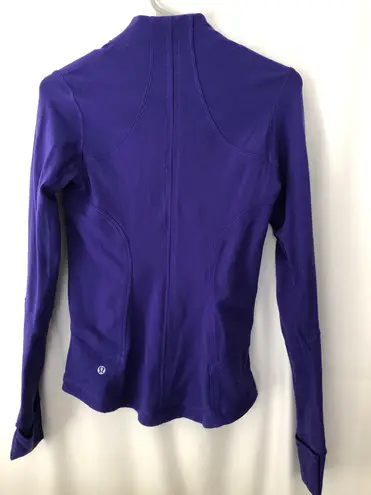 Lululemon Purple  Full Zip Forme Jacket