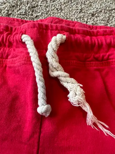 Low Waisted Red Beach Shorts Size M