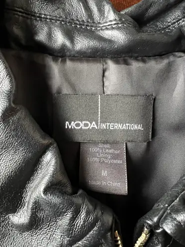 Moda International Leather Jacket