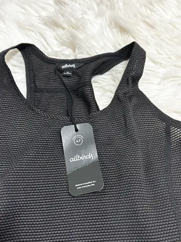 Allbirds black natural run tank