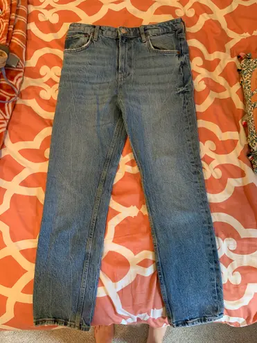 ZARA High Waisted Slim Jeans