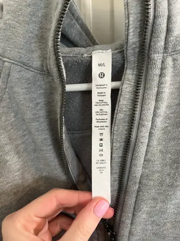 Lululemon Scuba Cropped Half-Zip Hoodie