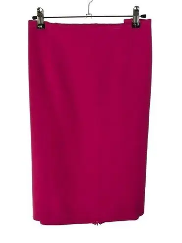 Anne Klein  Hot Pink Knee Length Pencil Skirt 14