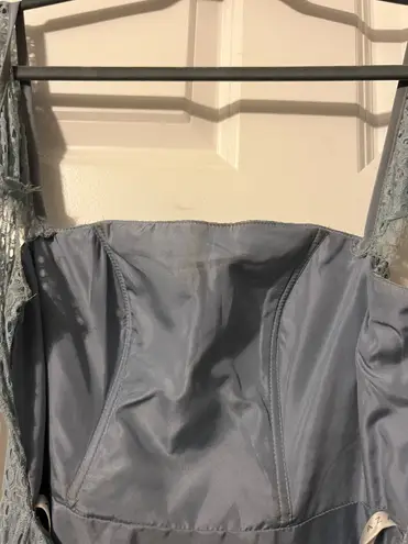 Azazie Dusty Blur Bora Bora Bridesmaid Dress