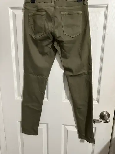 Just Black Dk Green soft stretchy jeans Size 28