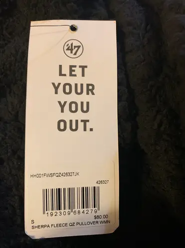 47 Bruins Sherpa Quarter Zip Pullover