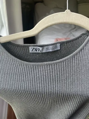 ZARA Silver Tank