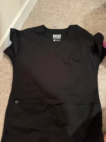 WonderWink black wonder wink scrub top thumbnail 1