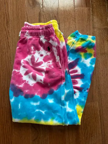 Ralph Lauren Polo  tie dye multicolored jogger sweatpants - M