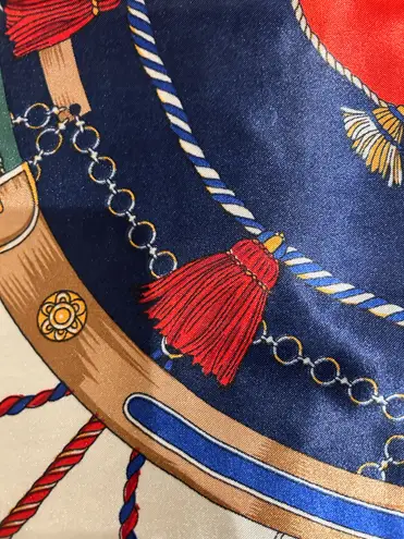 Vintage Regal Carriage&Horse EQUESTRIAN oversized square Silk Scarf 35/35