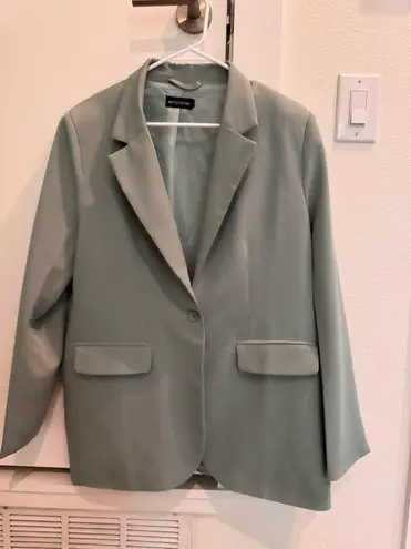 Pretty Little Thing  Sage Green Oversized Blazer