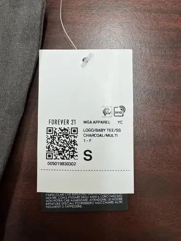 Def Leppard NWT  Grey Short Sleeve Baby Tee thumbnail 5