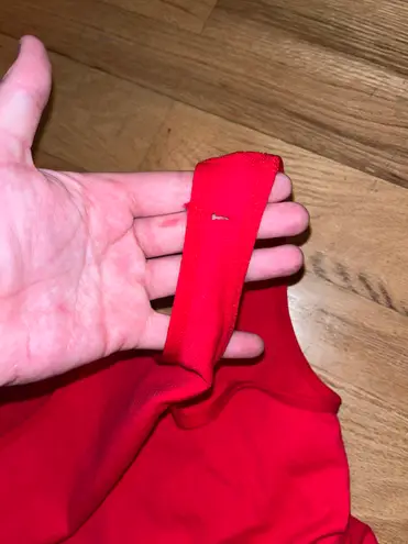 Colsie Red Cutout Bodysuit + 🆓🎁