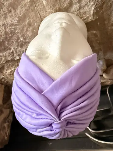 Source Unknown Lilac Turban Hat