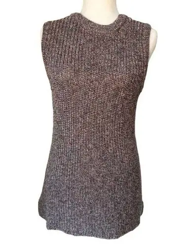 Ella Moss ELLDA MOSS Crew Neck Chunky Knit Sweater Tank Tunic - size medium