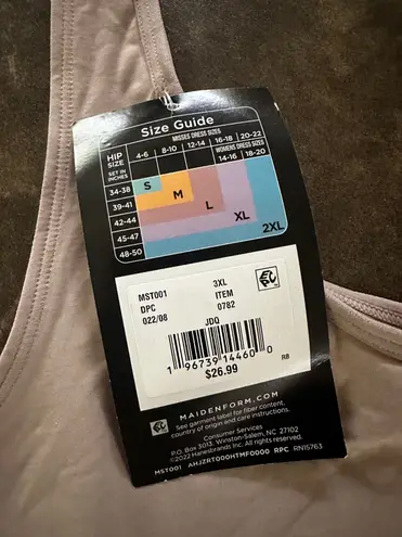 Maidenform Women's Shapewear Seamless Thong Bodysuit with Light Shaping MST001