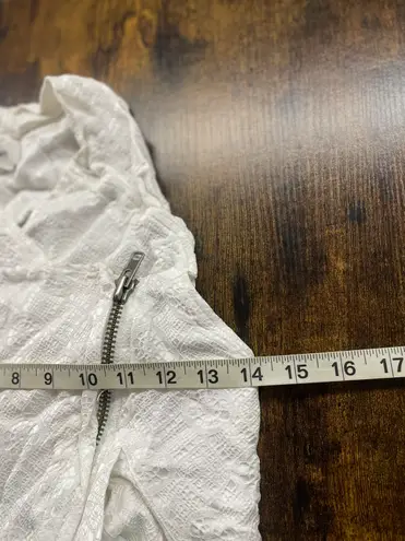 Helmut Lang Facet Jacquard White Vest