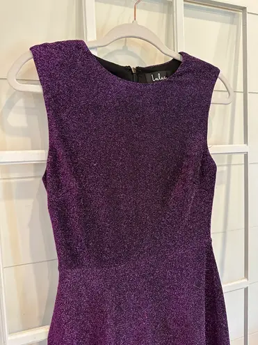 Lulus Purple Sparkly Dress