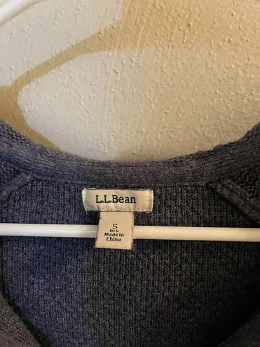 L.L.Bean  Navy Blue Quarter Zip Jacket