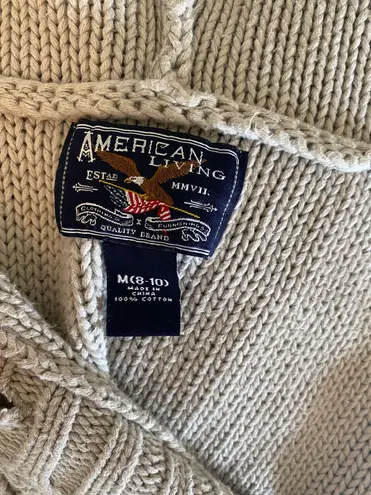 American Eagle Hooded Knit Sleeveless Sweater Vest