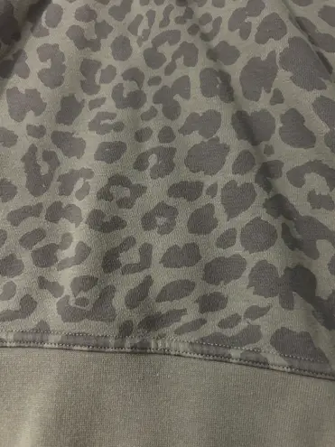 Nike Cropped Cheetah Print Hoodie