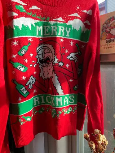 Rick and Morty Rickmas holiday Christmas sweater