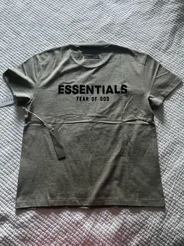 Fear of god ☕ Essentials Tee – Dark Oatmeal L☕