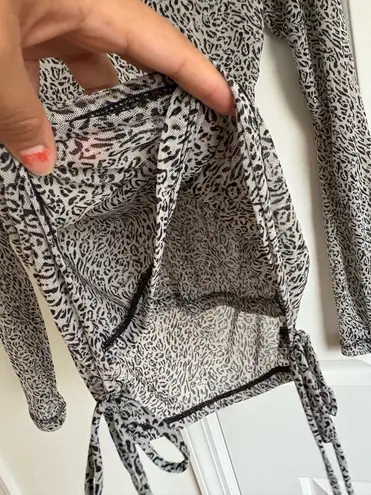 INC International Concepts Animal Print blouse