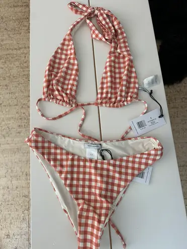We Wore What  Gingham Bikini - Image 1