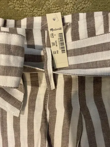 Madewell Paper bag Striped Pants