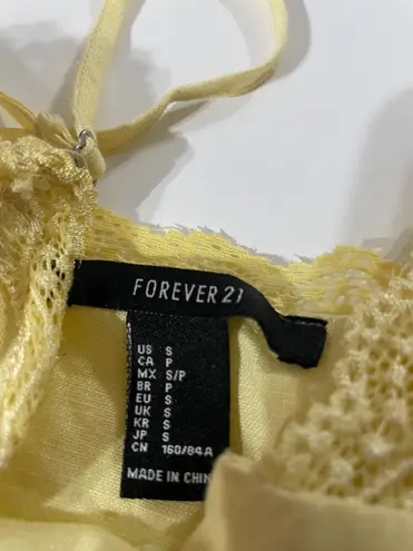 Forever 21 Yellow Top