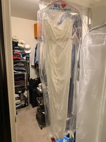 Nookie Emelie Strapless Gown White