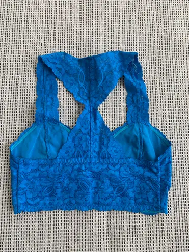 Free People Lace Bralette Blue XS