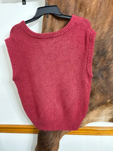 Old Navy Red Knitted Vest