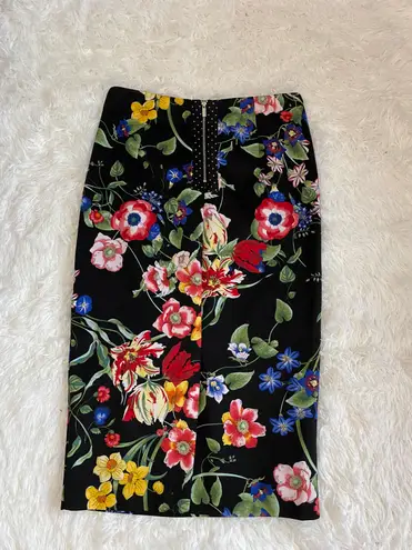 New York & Co. Floral Pencil Skirt