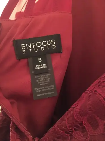 Enfocus Studio Formal Red Dress