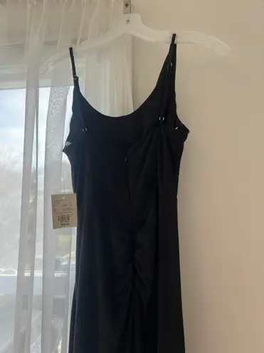 David's Bridal Black Prom Dress