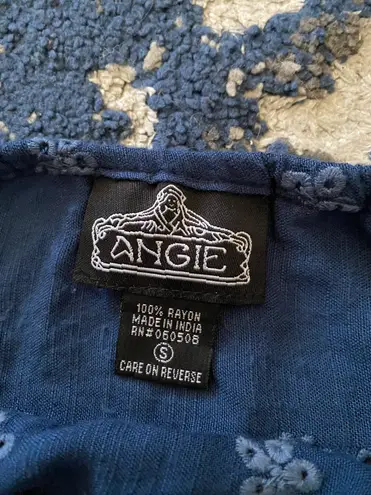 Angie Navy detailed tank top